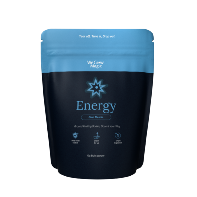 We Grow Magic Energy pouch, Blue Meanie